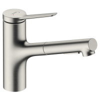 Hansgrohe Zesis M33, páková kuchynská batéria 150, vyťahovacia sprška, 2jet, vzhľad nerezu, HAN-