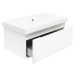 Kúpeľňová skrinka s umývadlom SAT Evolution 78x30x44,8 cm biela matná SATEVO80WMU1
