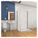 H K - Trojstenný sprchovací kút SYMPHONY U3 120x70x70 cm s posuvnými dverami vrátane sprchovej v