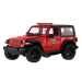 Auto Kinsmart Jeep Wrangler Polícia 2018 kov/plast 12cm 2 farby na spätné nat. 12ks v boxe