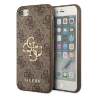 Kryt Guess iPhone 7 / 8 / SE 2020 / 2022 brown hardcase 4G Big Metal Logo (GUHCI84GMGBR)