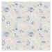 DEKORNIK Blue&Beige Fish - Tapeta