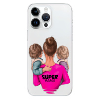 Odolné silikónové puzdro iSaprio - Super Mama - Two Boys - iPhone 15 Pro Max
