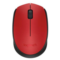 Logitech M171 bezdrôtová myš RED