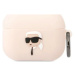 Púzdro Karl Lagerfeld AirPods Pro cover pink Silicone Karl Head 3D (KLAPRUNIKP)