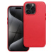 Leather Mag Cover Apple iPhone 15 red