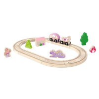 Playtive Drevená železničná súprava S (princezná)