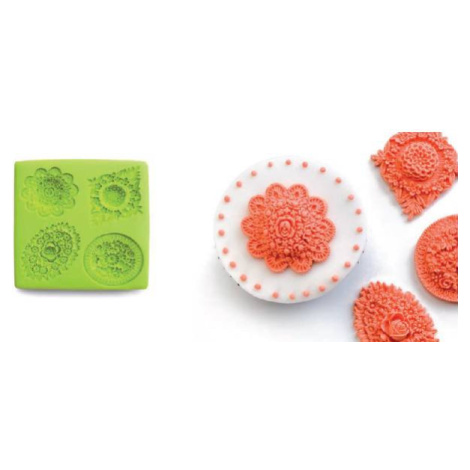 3D forma na pečenie, torty, čokoládu, fondán - kvety - poškodený obal - Ibili - Ibili