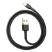 Kábel Baseus Cafule Cable USB Lightning 2A 3m (Gold+Black) (6953156296329)