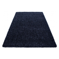 Kusový koberec Life Shaggy 1500 navy Rozmery koberca: 80x250