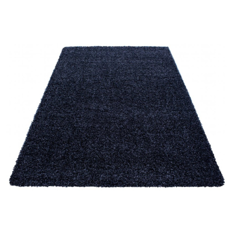 Kusový koberec Life Shaggy 1500 navy Rozmery koberca: 80x250