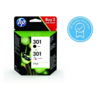 HP 301 Atramentová kazeta Combopack / Bk+Col (N9J72AE)