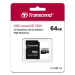 Karta TRANSCEND MicroSDXC 64GB 350V, vysoká odolnosť