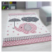 Dětský kusový koberec Kids 570 pink - 80x150 cm Ayyildiz koberce