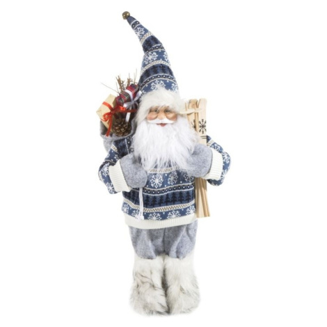 Krásna dekoračná vianočná figúrka Santa Clausa 46 cm