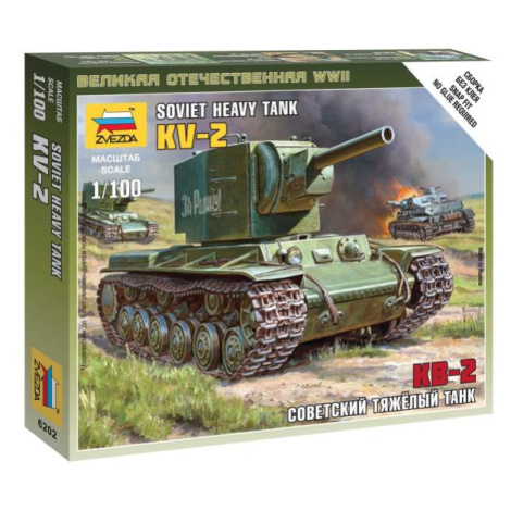 Wargames (WWII) tank 6202 - Soviet Tank KV-2 (1:100)