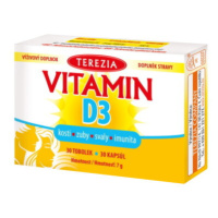 TEREZIA Vitamín D3 1000 IU 30 kapsúl