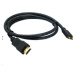 Kábel C-TECH HDMI 1.4, M/M, 1m