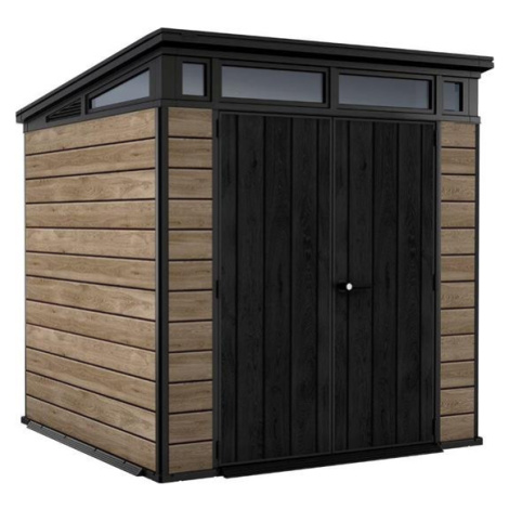Záhradný domček Keter PENT Signature 7x7 Ashwood, s podlahou