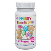 CLINICAL Immunity gummies bears + echinacea 60 pektínových cukríkov