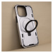 Odolné puzdro na Apple iPhone 13 Defender Mag Ring strieborné