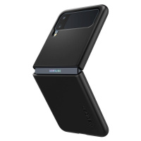 Samsung Galaxy Z Flip3 5G SM-F711B, plastový zadný kryt, Spigen Thin Fit, čierny