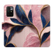 Flipové puzdro iSaprio - Pink Leaves - Xiaomi Redmi 10