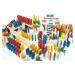 EkoToys Drevené domino farebné 830 ks