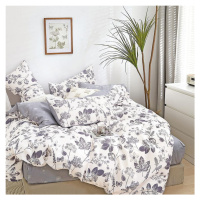Bavlnená saténová posteľná bielizeň ALBS-M0029B 160x200
