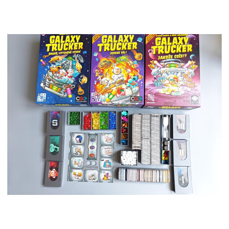 inserty.cz Insert: Galaxy Trucker: Druhé, vytuněné vydání + 2 rozšíření (černý, 0090)