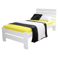 MD Jednolôžková posteľ Lula 90x200 - biela
