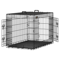 Prepravná klietka pre zvieratá Piper XL 107 cm čierna
