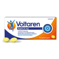 VOLTAREN Rapid 25 mg pre rýchlu uľavu od bolesti 20 kapsúl