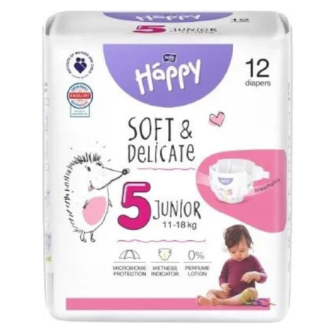 BELLA HAPPY Baby Plienky jednorazové Junior 11-18 kg 12 ks