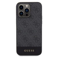 Guess PU 4G Stripe MagSafe Apple iPhone 15 Pro Max GUHMP15XG4GLGR Black