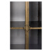Kovová vitrína v zlatej farbe 64x184 cm Gertlush – Dutchbone