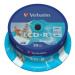 Verbatim CD-R, 43439, AZO Wide Inkjet Printable, 25-pack, 700MB, 52x, 80min., 12cm, spindle, pro