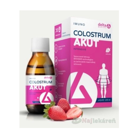 DELTA COLOSTRUM AKUT sirup JAHODA, 125ml