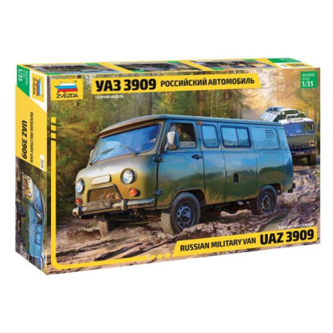 Model Kit military 3644 - UAZ 3909 Russian Military Van (1:35)