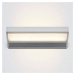 Serien.lighting SML – nástenné LED svetlo striebro