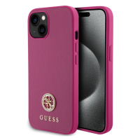 Guess PU 4G Strass Metal Logo Apple iPhone 15 GUHCP15SPS4DGPP Pink