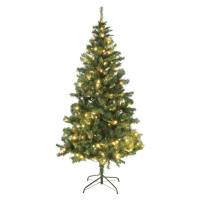 KONDELA Christmas Typ 5 LED450 vianočný stromček s osvetlením 180 cm zelená