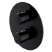 OMNIRES - Y termostatická sprchová batéria podomietková, vrchná časť bez telesa čierna /BLH/ Y12