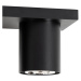 Moderné stropné bodové svietidlo čierne 2-svetlo - Tubo
