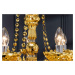 LuxD 28314 Dizajnový luster Sabella 75 cm zlatý závesné svietidlo