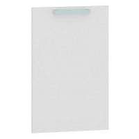 Predný panel na vstavanú kuchynskú umývačku One K45UV, biely lesk, šírka 45 cm%