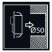 LED nástenné svietidlo Skoff Tango mini čierna teplá biela IP20 ML-TMI-D-H