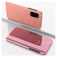 Diárové puzdro na Huawei P30 Clear View ružové