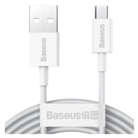 Kábel Baseus Superior CAMYS-A02, microUSB 2A, Fast Charging, 2m, biely