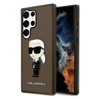 Kryt Karl Lagerfeld Samsung Galaxy S23 Ultra black hardcase Ikonik Karl Lagerfeld (KLHCS23LHNIKT
